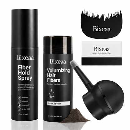 Kit 4 pièces - Fibres capillaires + Fixateur OFFERT
